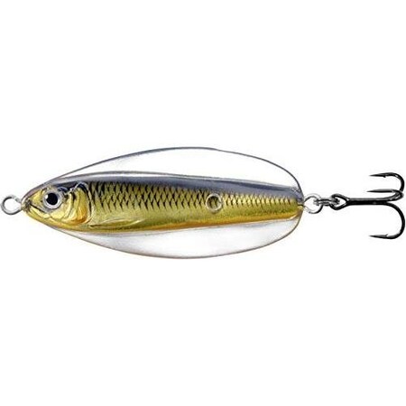 Livetarget Erratic Shiner Casting Spoon, 2 34 34Oz, SilverBlue ESS70SK201